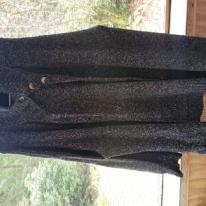 Cozy Black Knit Cardigan
